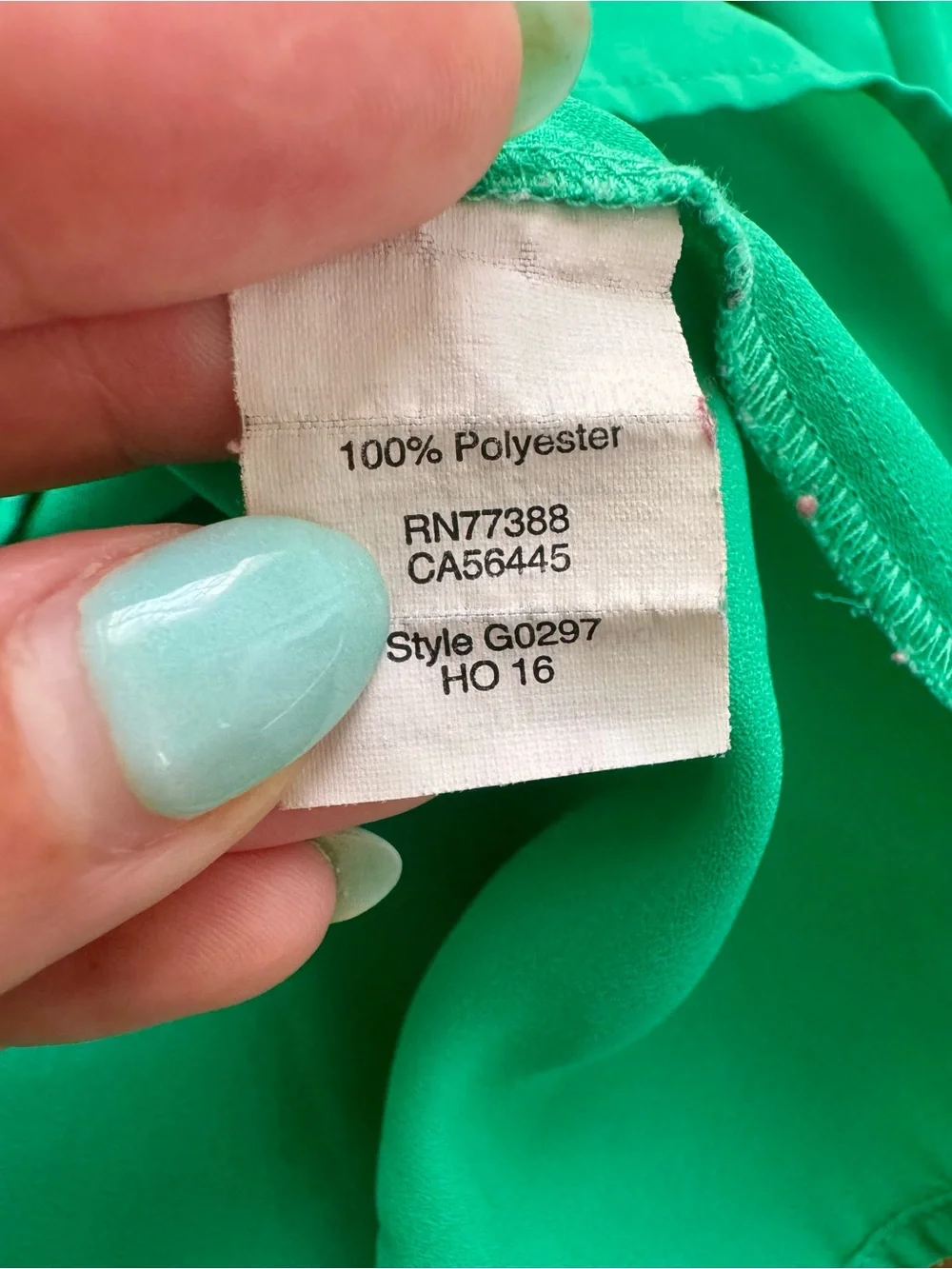 J. Crew Bright Green Long-Sleeve Scoop Neck Blouse, Size S